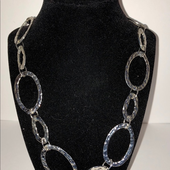 Silver Necklace & Earring Set - Picture 3 of 8